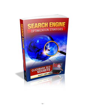 Search Engine Optimization Strategies Part Two