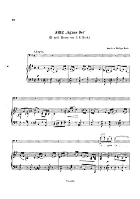 Bach - Agnus Dei from Mass in B minor