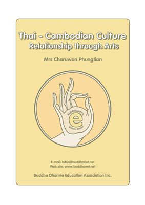 Charuwan Phungtian. Thai-Cambodian Culture: Relationship through Arts