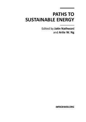 Nathwani J., Ng A.W. (eds.) Paths to Sustainable Energy