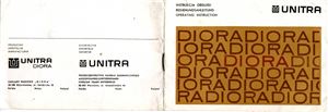 Инструкция по эксплуатации радиоприемника (Bedienungsanleitung) Radio Amor (Unitra Diore)
