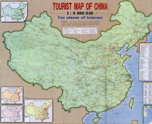 China. Tourist Map