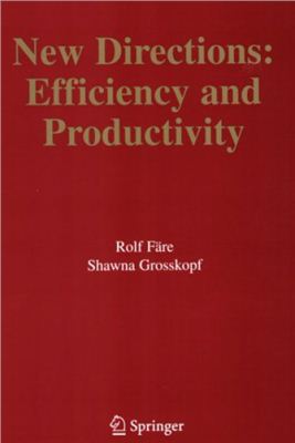 F?re R., Grosskopf S. New Directions: Efficiency and Productivity