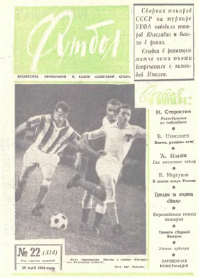 Футбол 1966 №22