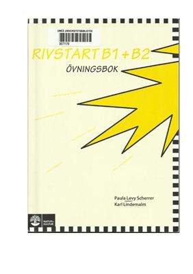 Scherrer Paula Levy, Lindemalm Karl. Rivstart B1+B2 / Учебник для изучения шведского языка для взрослых. Workbook