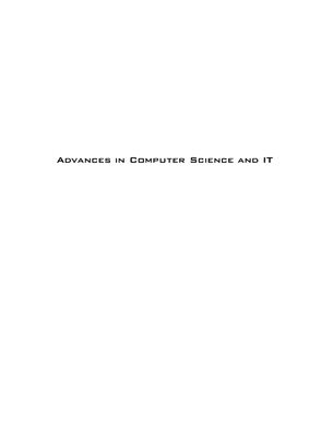 Hussain D.M. (ed.) Advances in Computer Science and IT