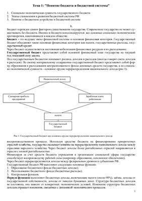 Лекции - Бюджетная система РФ