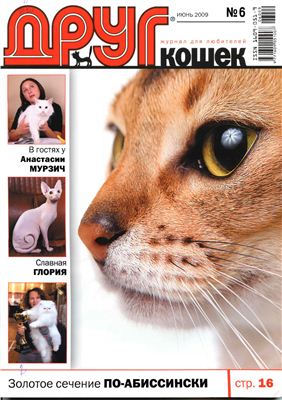 Друг. Журнал для любителей кошек 2009 №06
