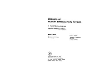 Reed M., Simon B. Methods of Modern Mathematical Physics. Volume 1: Functional Analysis