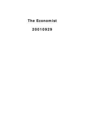 The Economist 2001.09 (September 29 - October 06)