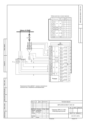 НПП Экра. Функциональная схема терминала ЭКРА 211 0301