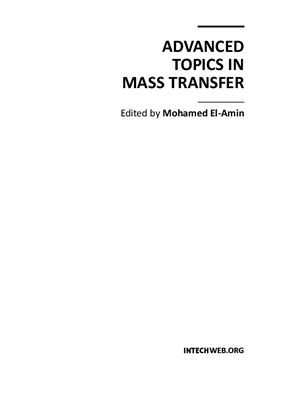 El-Amin M. Advanced Topics in Mass Transfer
