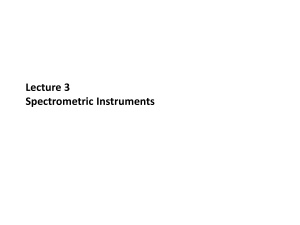 Spectrometric Instruments