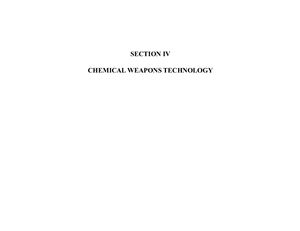 US ARMY manual. Section IV. Chemical weapons technology