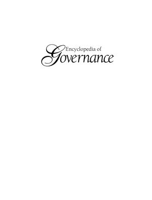 Encyclopedia of governance