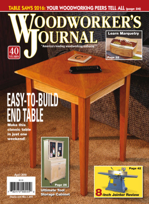 Woodworker's Journal 2016 Vol. 40 №02