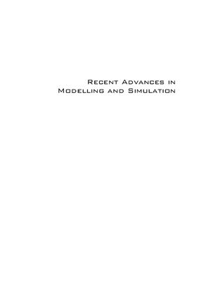 Petrone G., Cammarata G. (ed.). Recent Advances in Modelling and Simulation