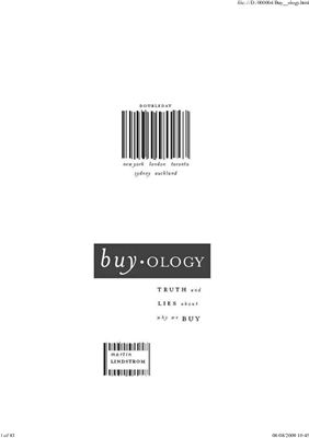 Lindstrom M. Buyology: Truth and Lies about Why We Buy
