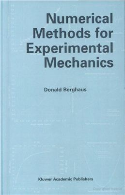 Berghaus D., Numerical Methods for Experimental Mechanics