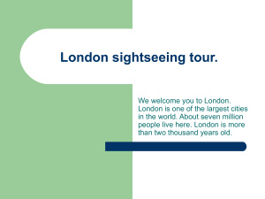 London sightseeing tour