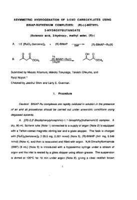 Organic syntheses. Vol. 71, 1992