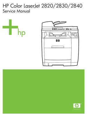HP Color LaserJet 2820/2830/2840. Service Manual