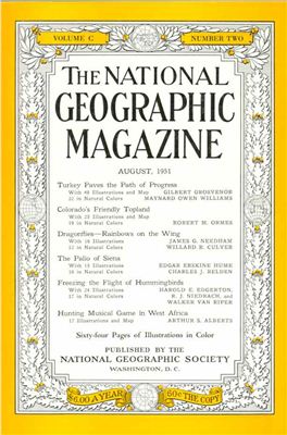 National Geographic Magazine 1951 №08