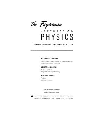 Фейнман Р., Лейтон Р., Сэндс М. Фейнмановские лекции по физике. Том 2. В основном электромагнетизм и вещество. (на англ.яз.)
