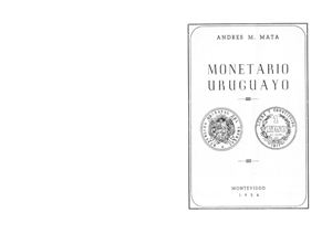 Mata Andres M. Monetario Uruguayo