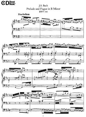 Бах И.С. Прелюдия и Фуга Си Минор (BWV 544)