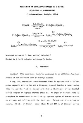 Organic syntheses. Vol. 64, 1986