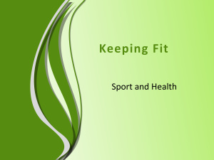 Keeping Fit