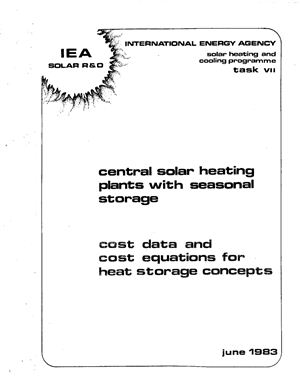 Hadorn J.-Ch., Chuard P. Central solar heating plant with seasonal storage - Cost data and cost equation for heat storage concept (Централизованные солнечные системы теплоснабжения с сезонным аккумулятором: Данные по стоимости и уравнения стоимости