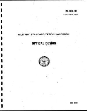 Hopkins R.E. e.a. Military Standardization Handbook MIL-HDBK-141. Optical Design