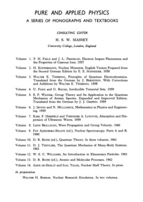 Bates D.R. (ed) Atomic and Molecular Processes
