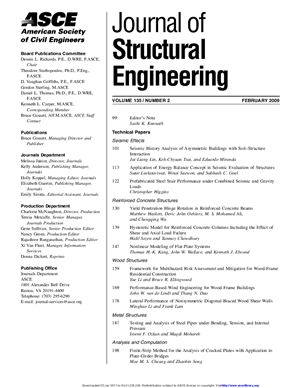 Journal of Structural Engineering 2009 №02