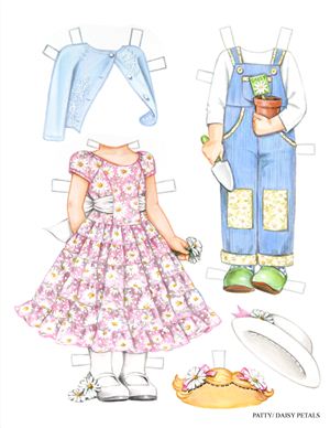 PAPER DOLLs: куколки с одёжками: Часть 1