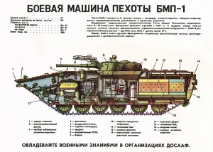 Боевая машина пехоты БМП-1 (плакат)