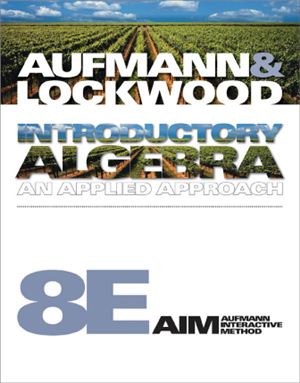 Aufmann R.N., Lockwood J. Introductory Algebra: An Applied Approach