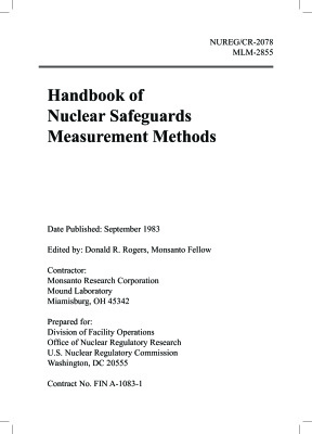 Роджерс Д. (ред.) Справочник по методам измерений ядерных материалов