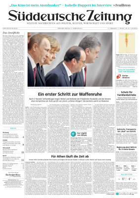 Süddeutsche Zeitung 2015 №36 Febuar 13