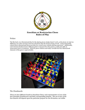 Enochian Chess Primer