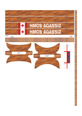 Корвет HMCS Agassiz от Modelik