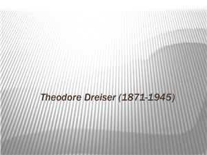 Dreiser Theodore
