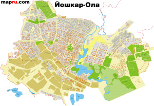 Йошкар-Ола. Карта города