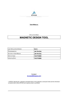 Ferrite Magnetic Desing Tool