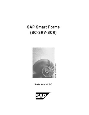 SAP. Курс - BC-SRV-SCR. SAP Smart Forms