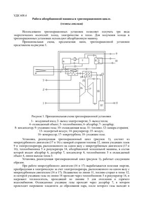 Батищев В.Е Работа абсорбционной машины в тригенерационном цикле