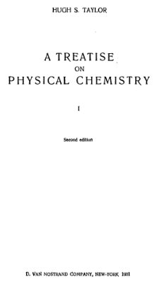 Тейлор Х.С. Физическая химия. Часть 1