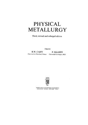 Кан Р.У., Хаазен П.T. (ред.) Физическое металловедение. В 3-х т. Том 3. Физико-механические свойства металлов и сплавов